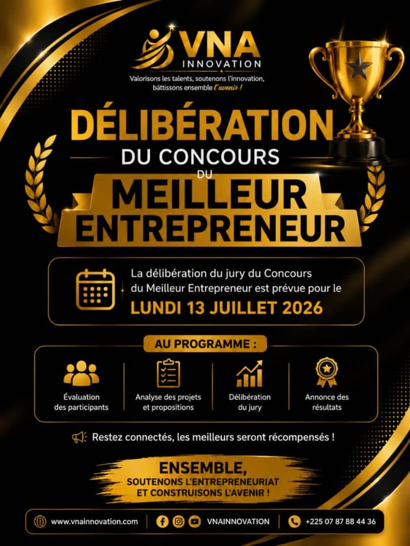 CONCOURS DU MEILLEUR ENTREPRENEUR 1ère ÉDITION/ VNA INNOVATION