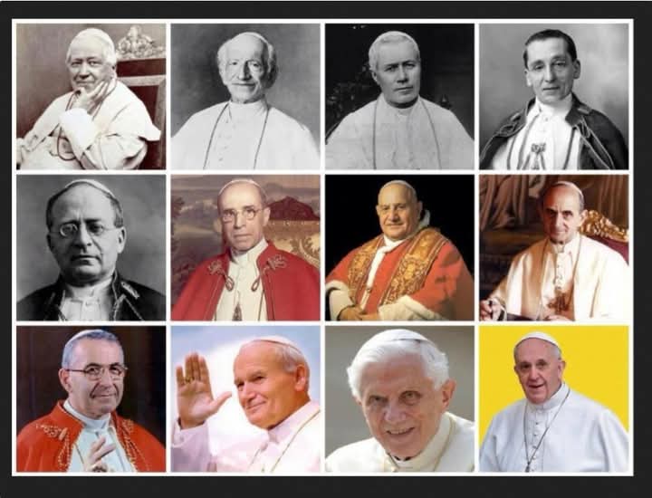 LISTE DES DIFFÉRENTS PAPES DEPUIS L'AVÈNEMENT DU CHRISTIANISME