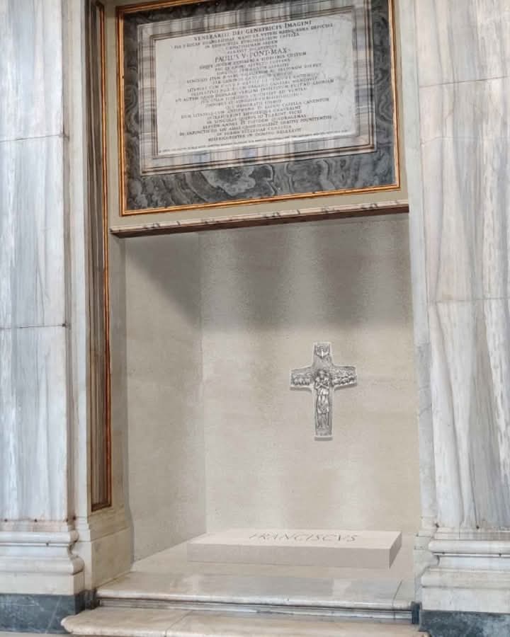 LE TOMBEAU DU PAPE FRANÇOIS