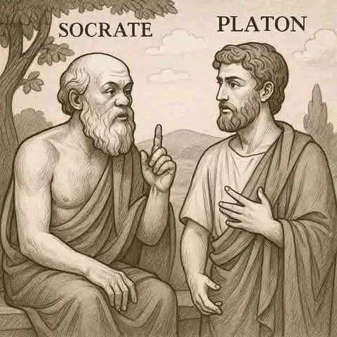 L'HISTOIRE ENTRE PLATON ET SON MAÎTRE SOCRATE