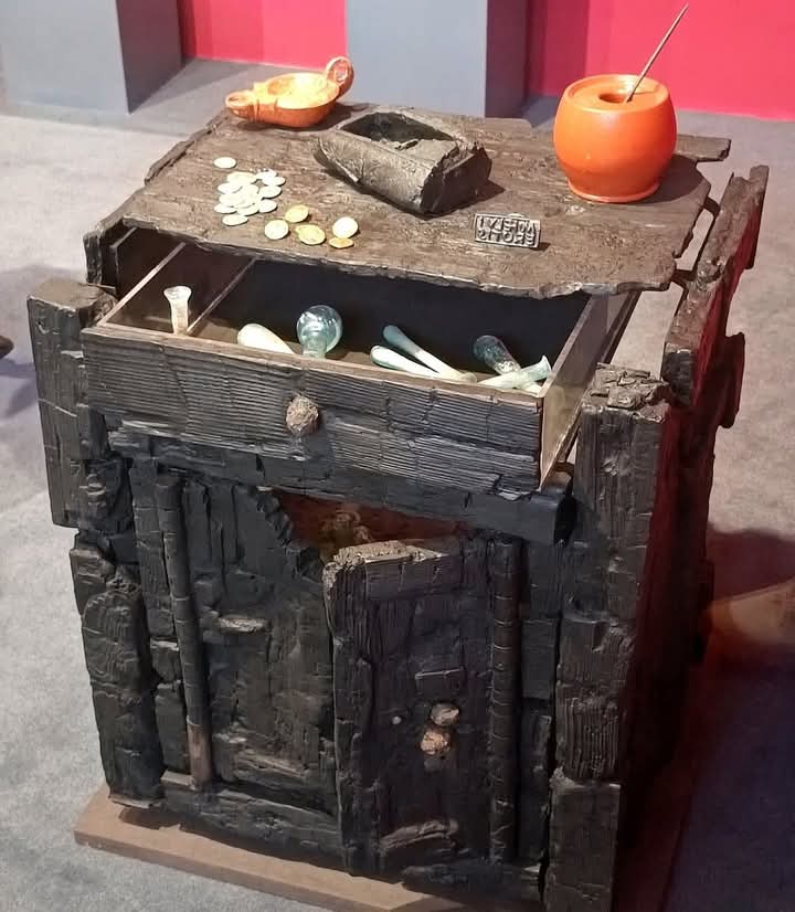 MEUBLE CARBONISÉ D'HERCULANUM