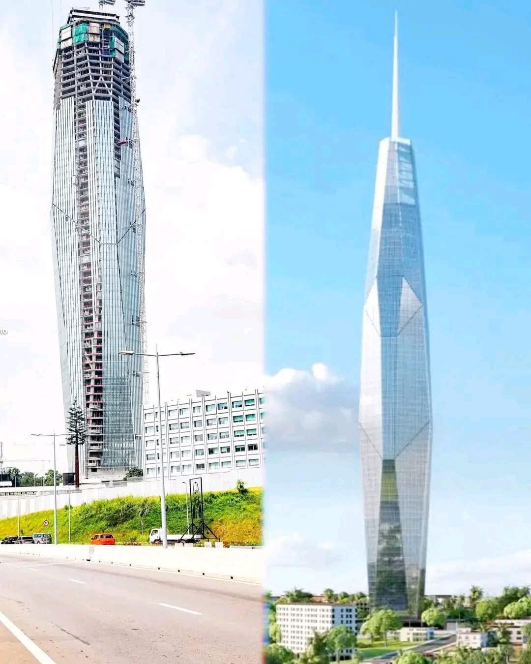 Construction de la tour F à Abidjan