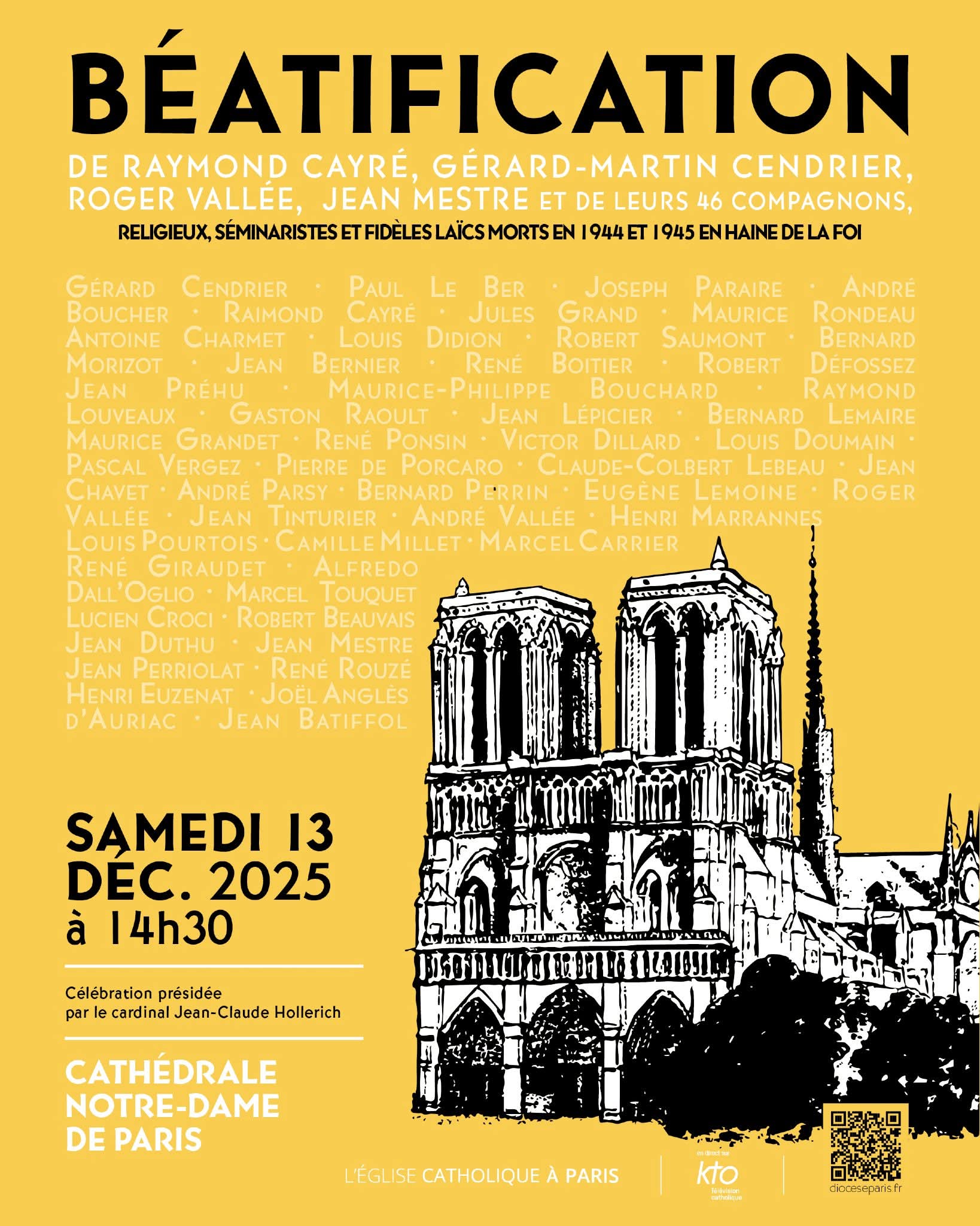 MESSE DE BÉATIFICATION