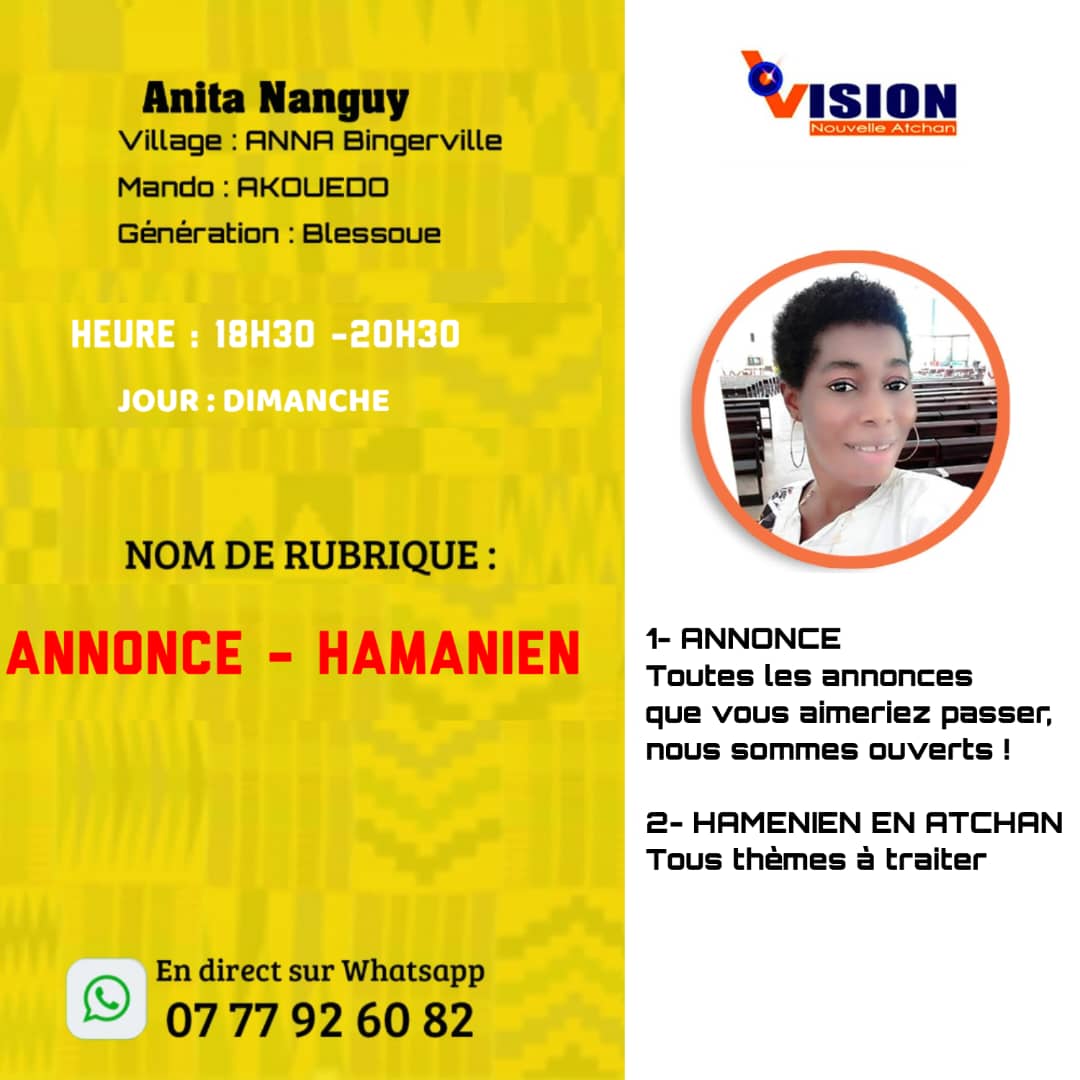 L'ARRÊT DES ENFANTS ATCHAN DANS LEURS PARCOURS SCOLAIRES