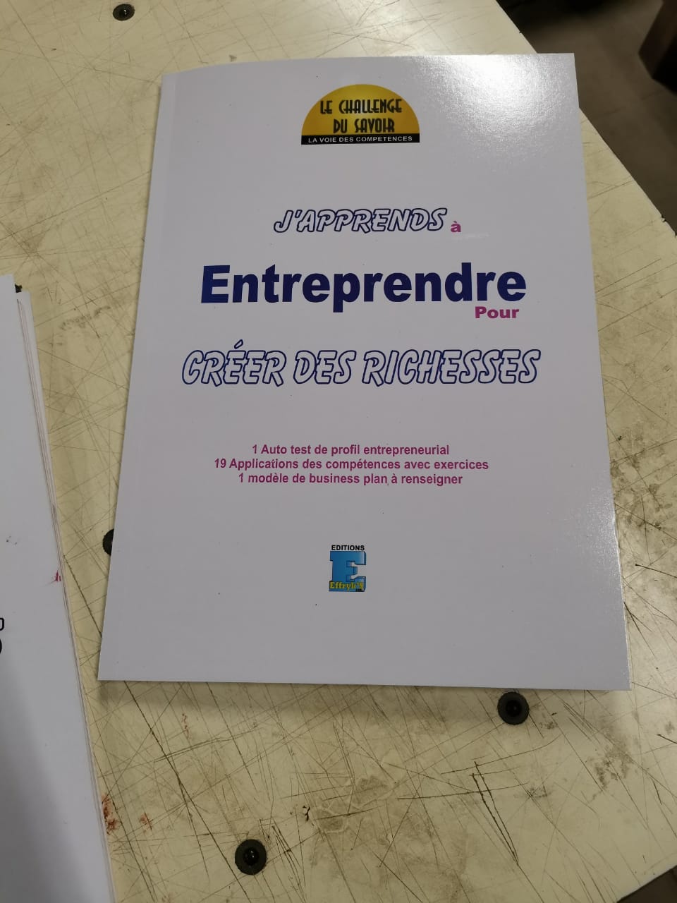 J'APPRENDS À ENTREPRENDRE POUR CRÉER DE LA RICHESSE