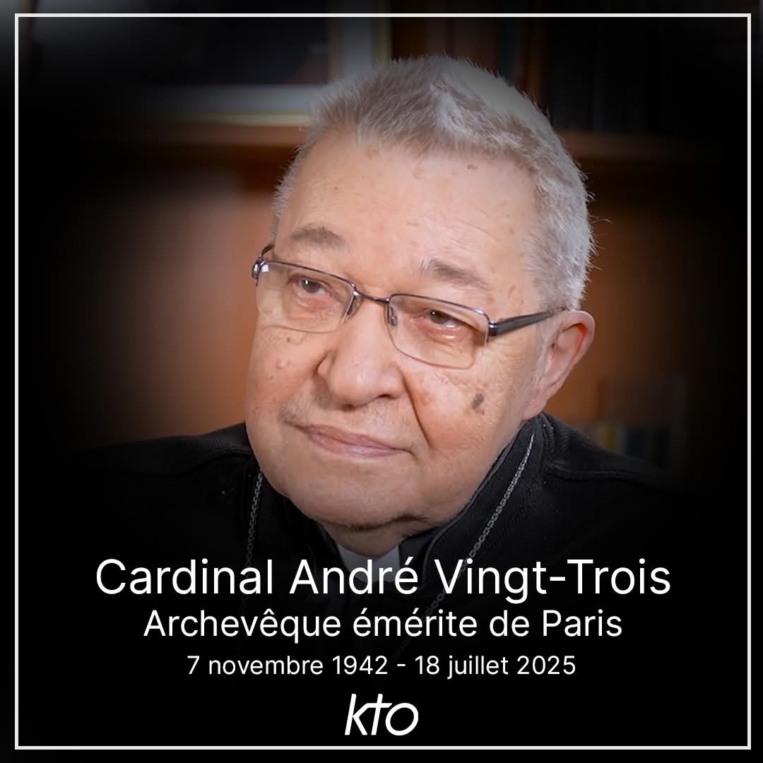 CARDINAL ANDRÉ VINGT TROIS A TIRÉ SA RÉVÉRENCE