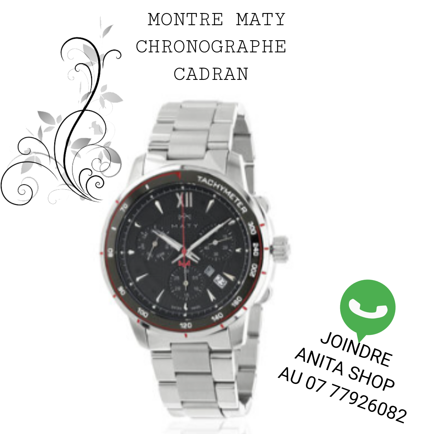 MONTRE CHRONOGRAPHE ( MATY)