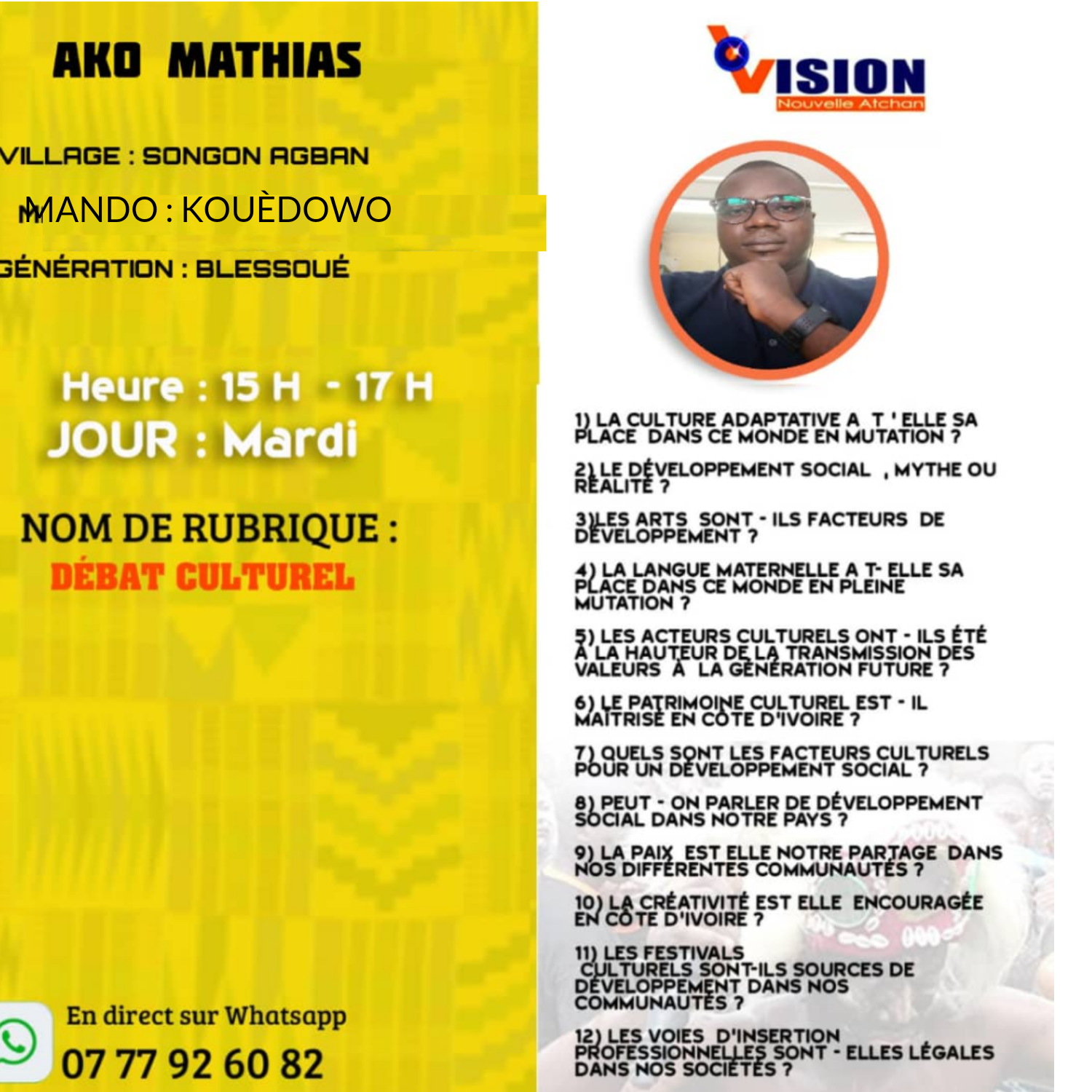 LES ARTS SONT -ILS FACTEURS DE DÉVELOPPEMENT ?