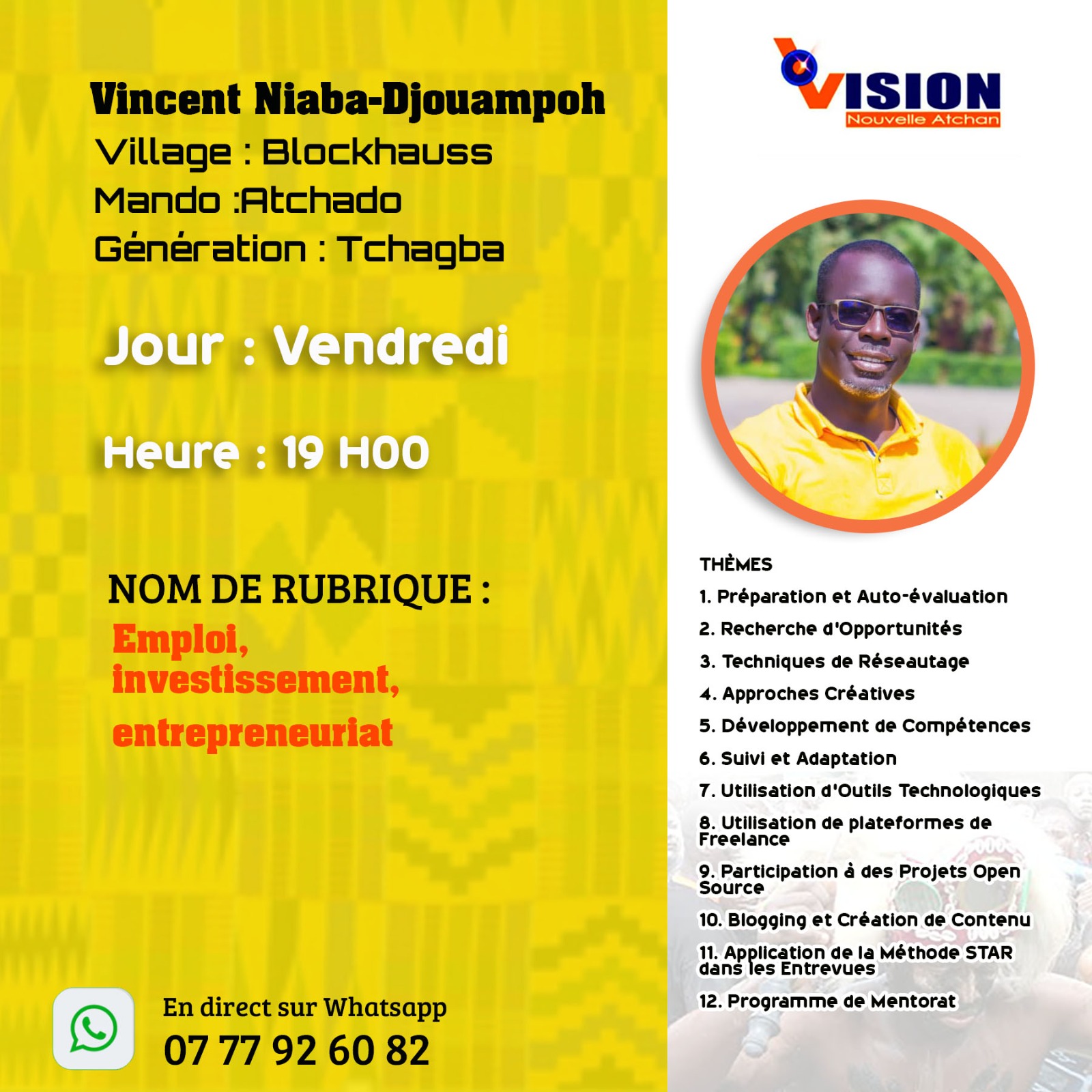 RUBRIQUES VNA