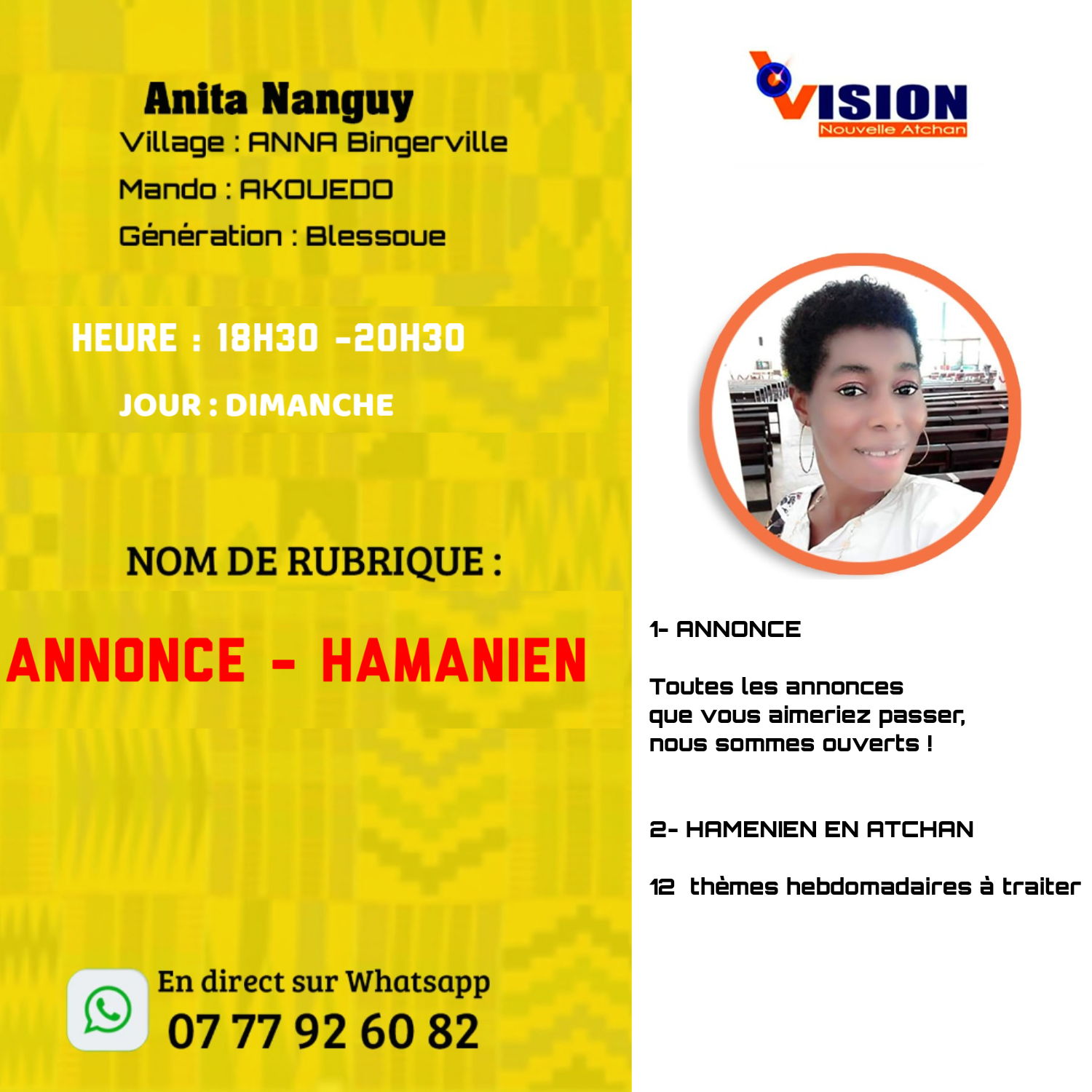 RUBRIQUES VNA