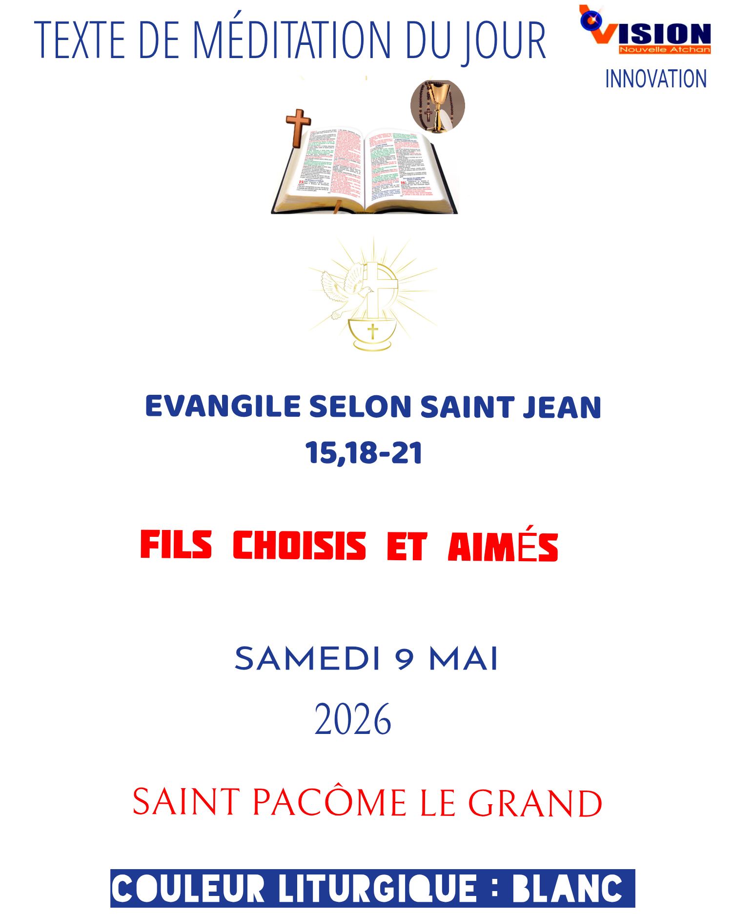 MÉDITATION DU 9 MAI 2026