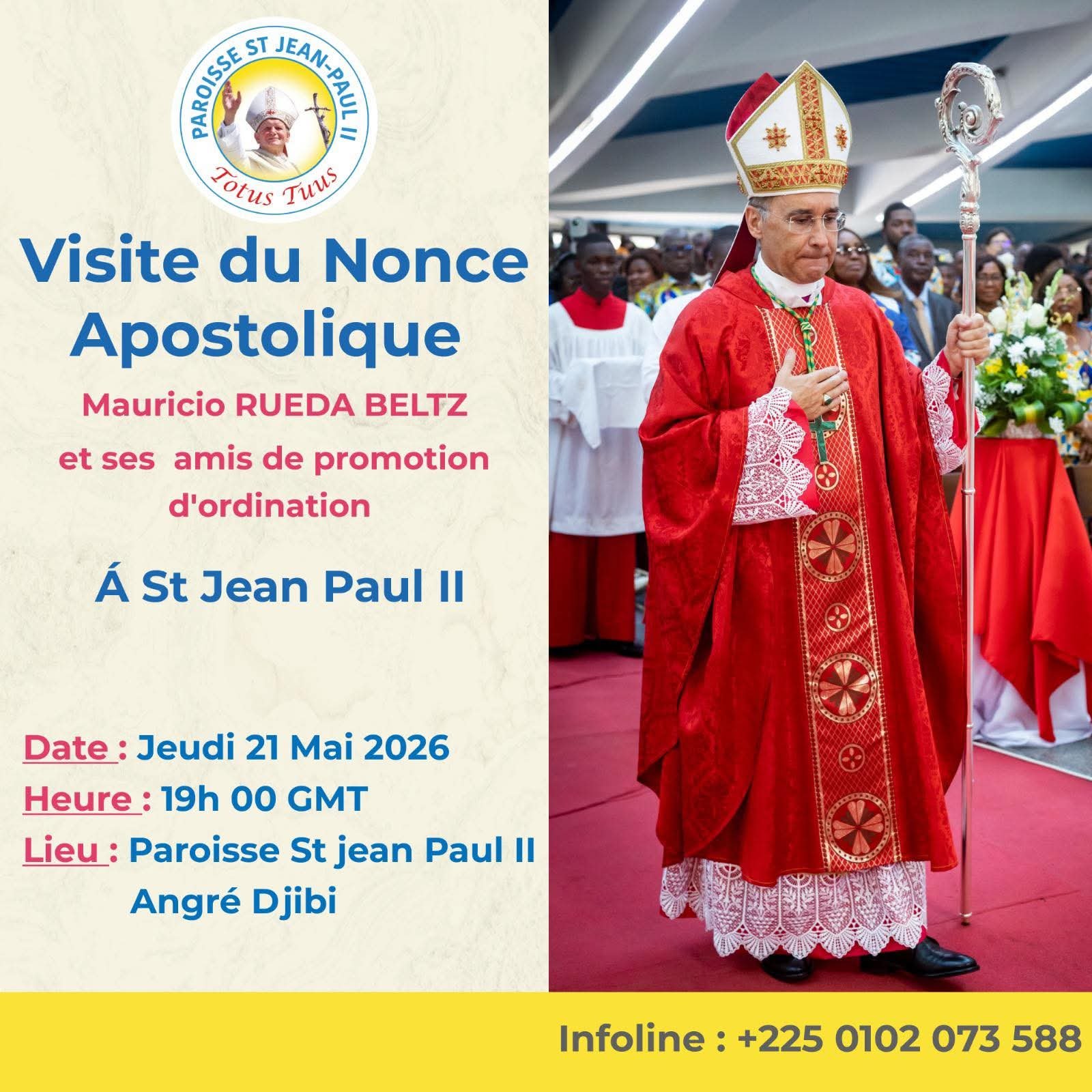 PAROISSE SAINT JEAN PAUL II ANGRÉ DJIBI