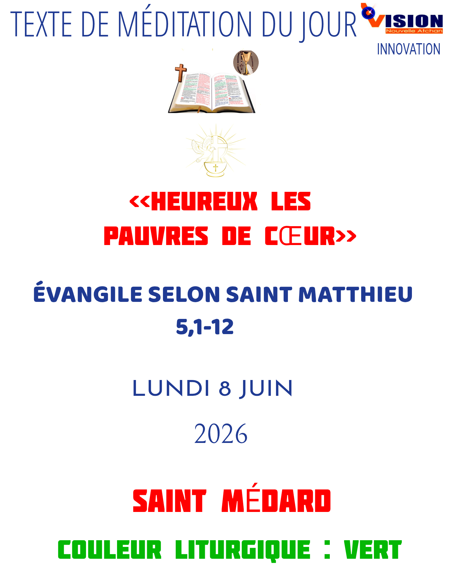 MÉDITATION DU 8 JUIN 2026
